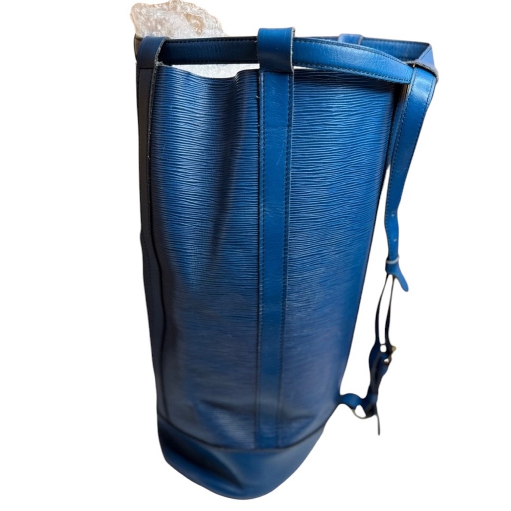Louis Vuitton Vintage Blue Epi Leather Sling Bag One-Strap Backpack - Picture 4 of 8